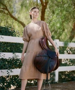 Town Clothes Quince Dress Camel Linen