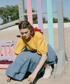 Town Clothes Rosa Skirt Sapphire Silk Skirts