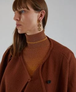 Ulla Johnson Zayn Turtleneck Gold Shirts And Blouses