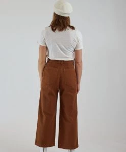 First Rite Cargo Trouser Ginger Herringbone Pants