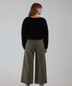 First Rite Cargo Trouser Olive Herringbone 7 First Rite Cargo Trouser Olive Herringbone