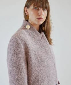 Modern Weaving Orb Hoop Earrings