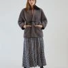 Rachel Comey Herald Coat Charcoal Shearling Outerwear 2 Rachel Comey Herald Coat Charcoal Shearling Outerwear