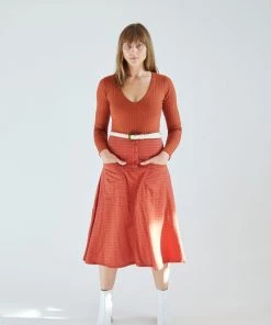 Wray Bodysuits Lynn Bodysuit Terracotta