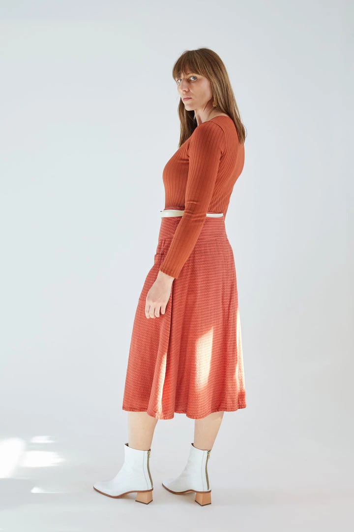 Ace & Jig Skirts Maisie Skirt Russet 6 Ace & Jig Skirts Maisie Skirt Russet