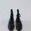No.6 Corin Combat Boot Black Patent Croc 2 No.6 Corin Combat Boot Black Patent Croc
