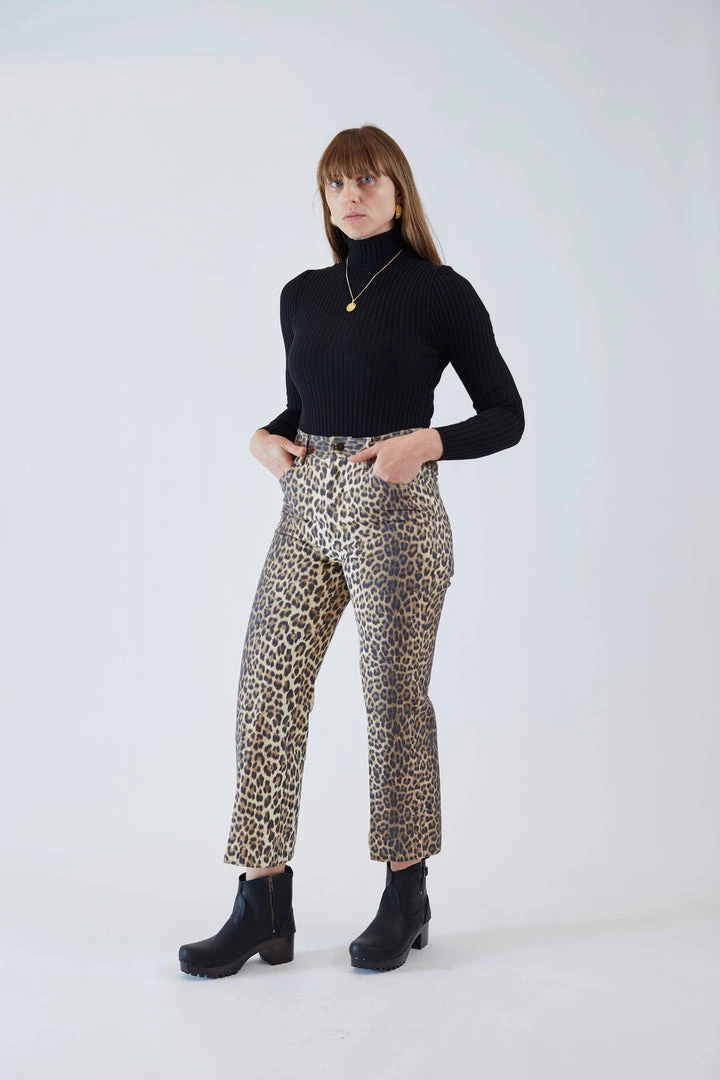 No.6 Tuesday Jean Leopard Canvas 4 No.6 Tuesday Jean Leopard Canvas