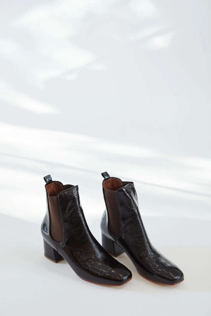 No.6 Shoes Bristol Ankle Boot Espresso Crinkle 3 No.6 Shoes Bristol Ankle Boot Espresso Crinkle