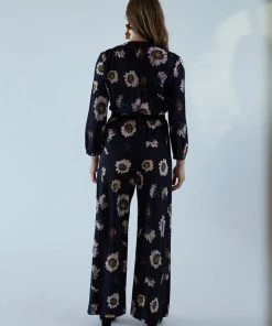 No.6 August Wrap Jumpsuit Black Autumn Daisy Jumpsuits 8 No.6 August Wrap Jumpsuit Black Autumn Daisy Jumpsuits