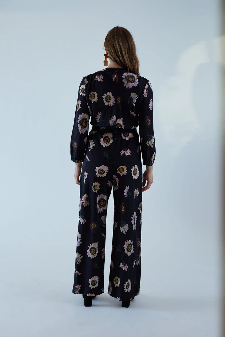 No.6 August Wrap Jumpsuit Black Autumn Daisy Jumpsuits 5 No.6 August Wrap Jumpsuit Black Autumn Daisy Jumpsuits