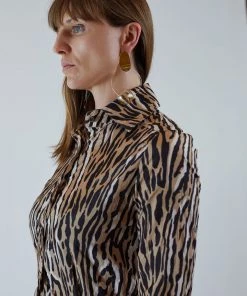 Modern Weaving Jewelry Orb Hoops Amber And Light Amber Brass