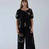 Natalie Martin Sasha Jumpsuit Black Fan Batik Jumpsuits