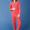 Ilana Kohn Tia Coverall Cherry Jumpsuits