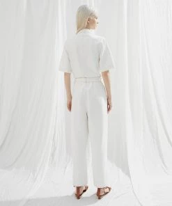 Nanushka Arlo Jumpsuit White Jumpsuits