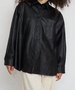 No.6 Aya Shirt Black Shirts And Blouses