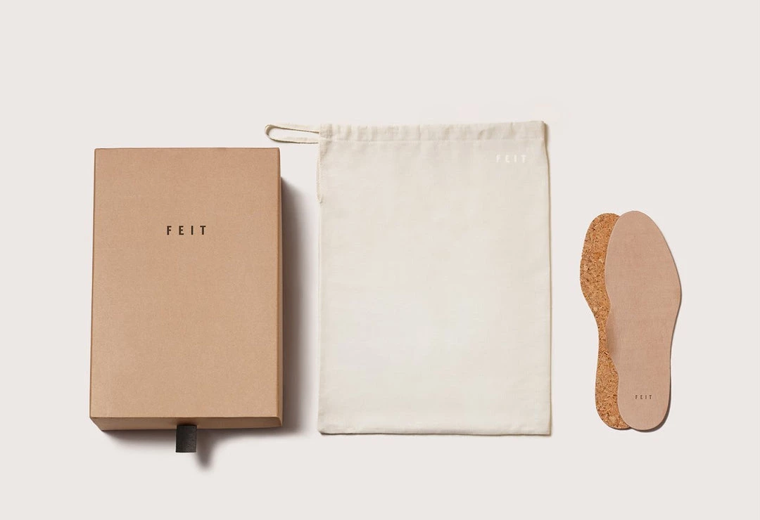 Feit Shoes Hand Sewn Slipper Latex White 7 Feit Shoes Hand Sewn Slipper Latex White