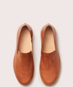 Feit Hand Sewn Slipper Tan