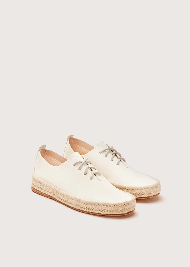 Feit Espadrille Hand Sewn Court White 5 Feit Espadrille Hand Sewn Court White