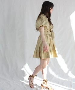 Ulla Johnson Mica Dress Khaki Dresses 9 Ulla Johnson Mica Dress Khaki Dresses