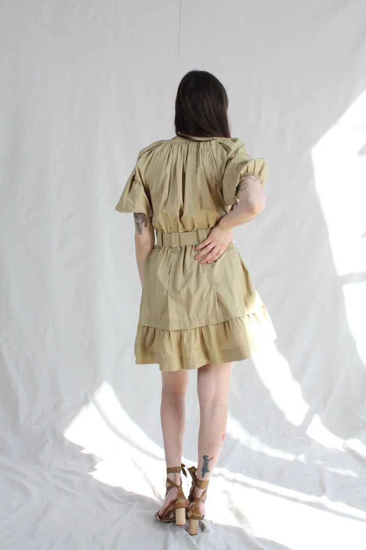 Ulla Johnson Mica Dress Khaki Dresses 6 Ulla Johnson Mica Dress Khaki Dresses