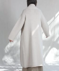 Lauren Manoogian Sale Long Shawl Cardigan Plaster