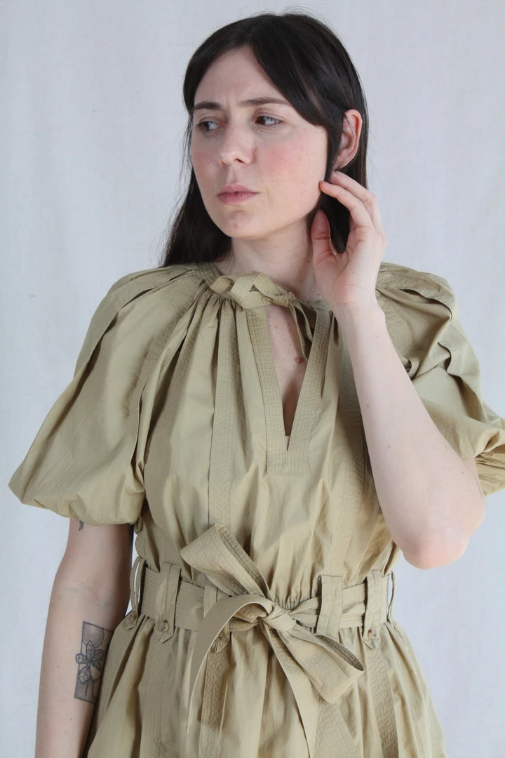 Ulla Johnson Mica Dress Khaki Dresses 7 Ulla Johnson Mica Dress Khaki Dresses