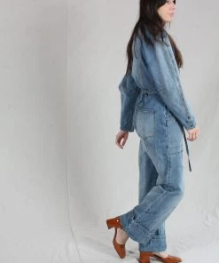 Ulla Johnson Sale Cameron Jumpsuit Medium Wash