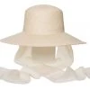 Clyde Accessories Pearl Hat With Neck Scarf Natural 2 Clyde Accessories Pearl Hat With Neck Scarf Natural