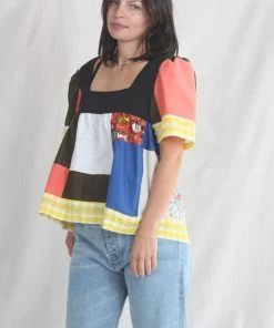 Carleen Square Neck Shirt Vintage