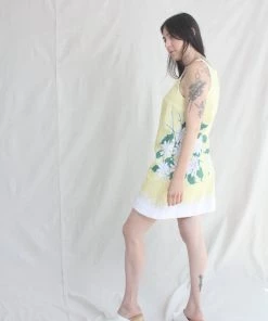 Carleen A-Line Mini Dress Daisies