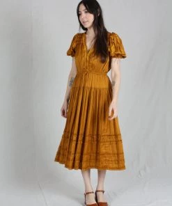 Ulla Johnson Dresses Rose Dress Goldenrod