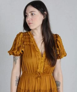 Ulla Johnson Dresses Rose Dress Goldenrod