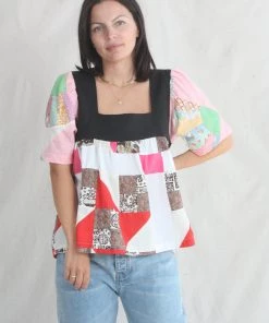 Carleen Square Neck Shirt Vintage