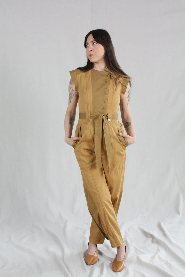 Ulla Johnson Valentine Jumpsuit Fatigue Patchwork 4 Ulla Johnson Valentine Jumpsuit Fatigue Patchwork