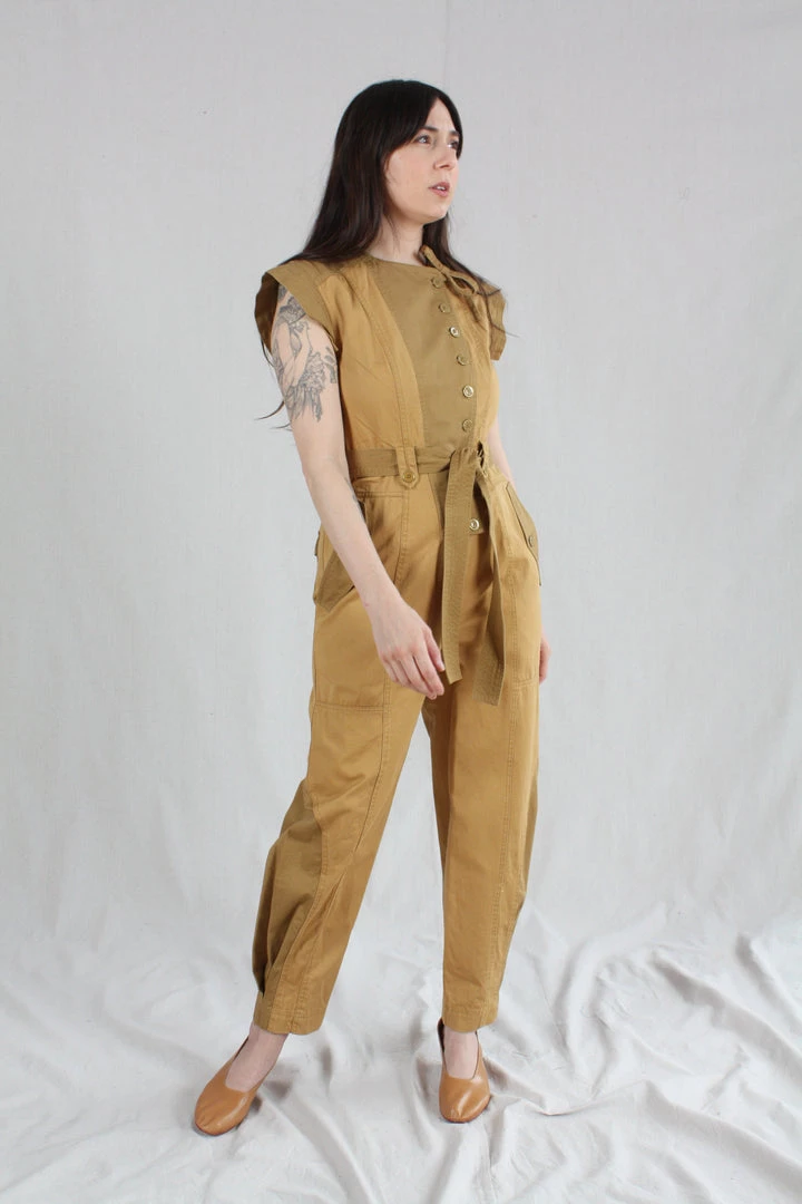 Ulla Johnson Valentine Jumpsuit Fatigue Patchwork 3 Ulla Johnson Valentine Jumpsuit Fatigue Patchwork