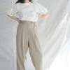 Cordera Tailoring Masculine Pants Beige New Arrivals