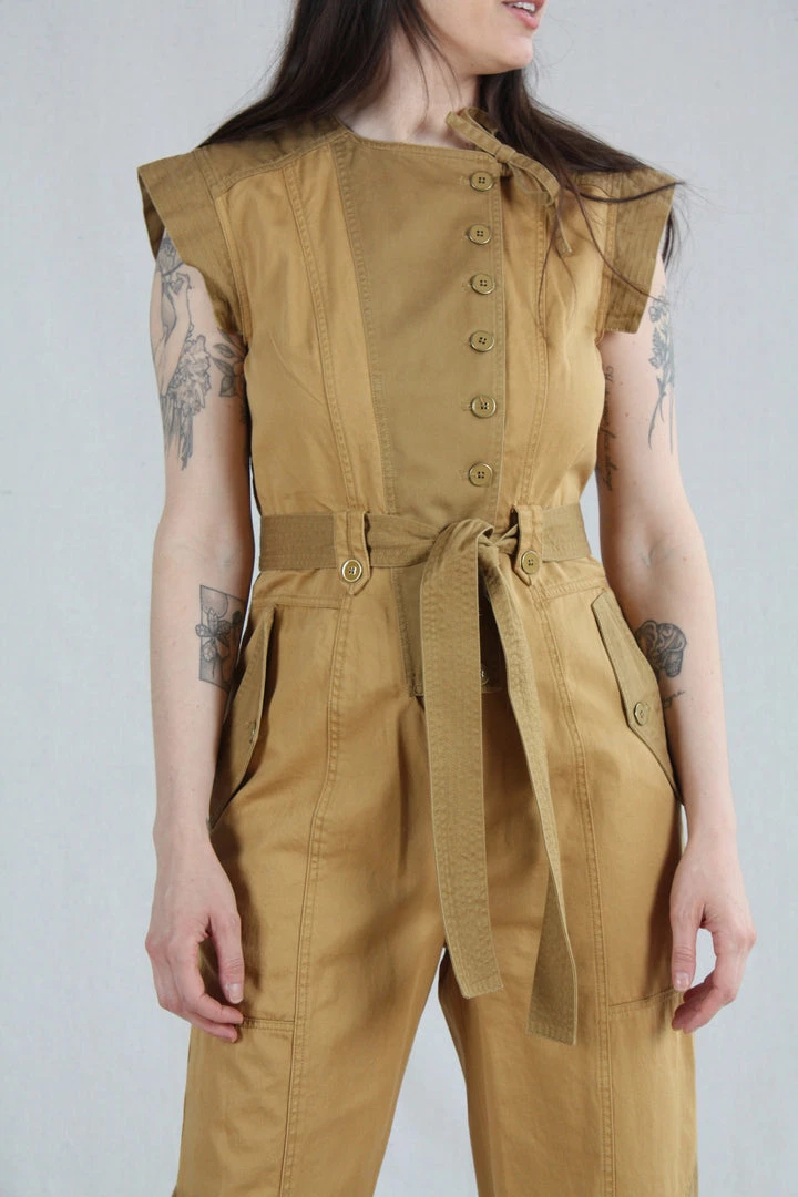 Ulla Johnson Valentine Jumpsuit Fatigue Patchwork 8 Ulla Johnson Valentine Jumpsuit Fatigue Patchwork