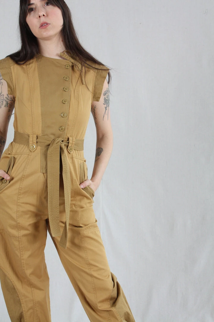 Ulla Johnson Valentine Jumpsuit Fatigue Patchwork 7 Ulla Johnson Valentine Jumpsuit Fatigue Patchwork