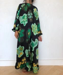 Rodebjer Malgarita Silk Dress Black