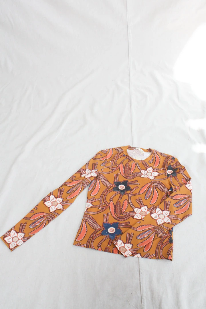 Ulla Johnson Sayulita Rash Guard Citrine Swim 3 Ulla Johnson Sayulita Rash Guard Citrine Swim