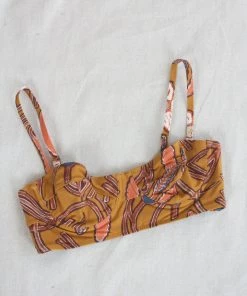 Ulla Johnson Zahara Bikini Top Citrine Swim