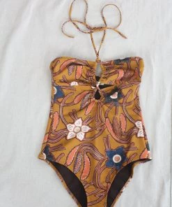 Ulla Johnson Minorca Maillot Citrine