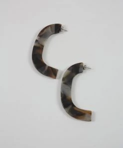 Rachel Comey Handle Earring Green Tortoise