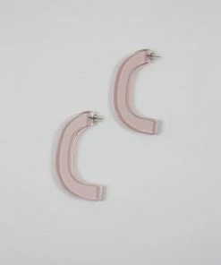 Rachel Comey Jewelry Handle Earring Clear Pink