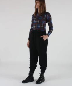 No.6 Costanza Black Fleece Pants