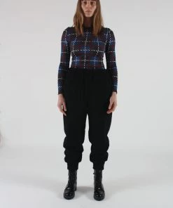 No.6 Costanza Black Fleece Pants 6 No.6 Costanza Black Fleece Pants