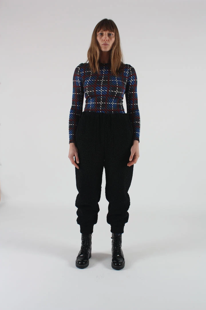 No.6 Costanza Black Fleece Pants 4 No.6 Costanza Black Fleece Pants