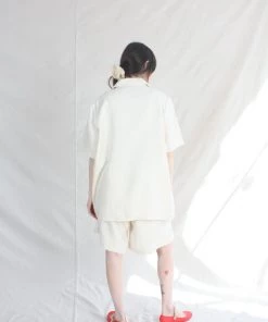 Cordera New Arrivals Linen Blazer Shirt Natural