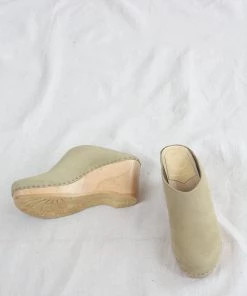 No.6 New School Clog On Wedge Celery 6 No.6 New School Clog On Wedge Celery