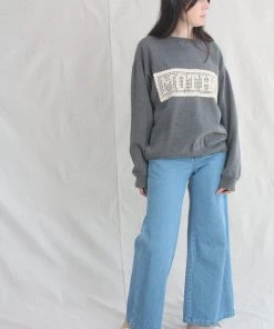 Carleen New Arrivals Mother Crochet Sweatshirt